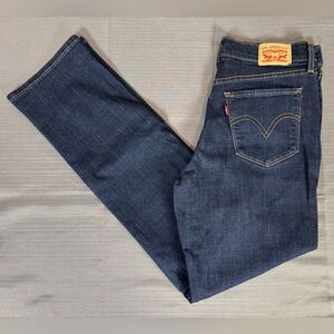 Levi’s Classic Straight Jeans Women’s Size 8(32) Dark Wash Mid Rise Straight Leg